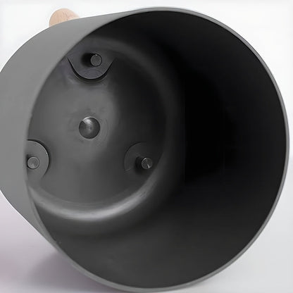 Modern Round Planter with Wooden Tripod Legs