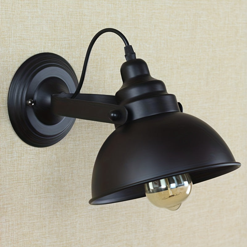 Verstellbare Industrie-Wandleuchte im Vintage-Stil