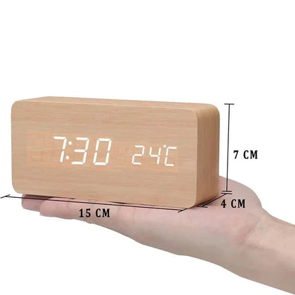 Smart-LED-Holzwecker