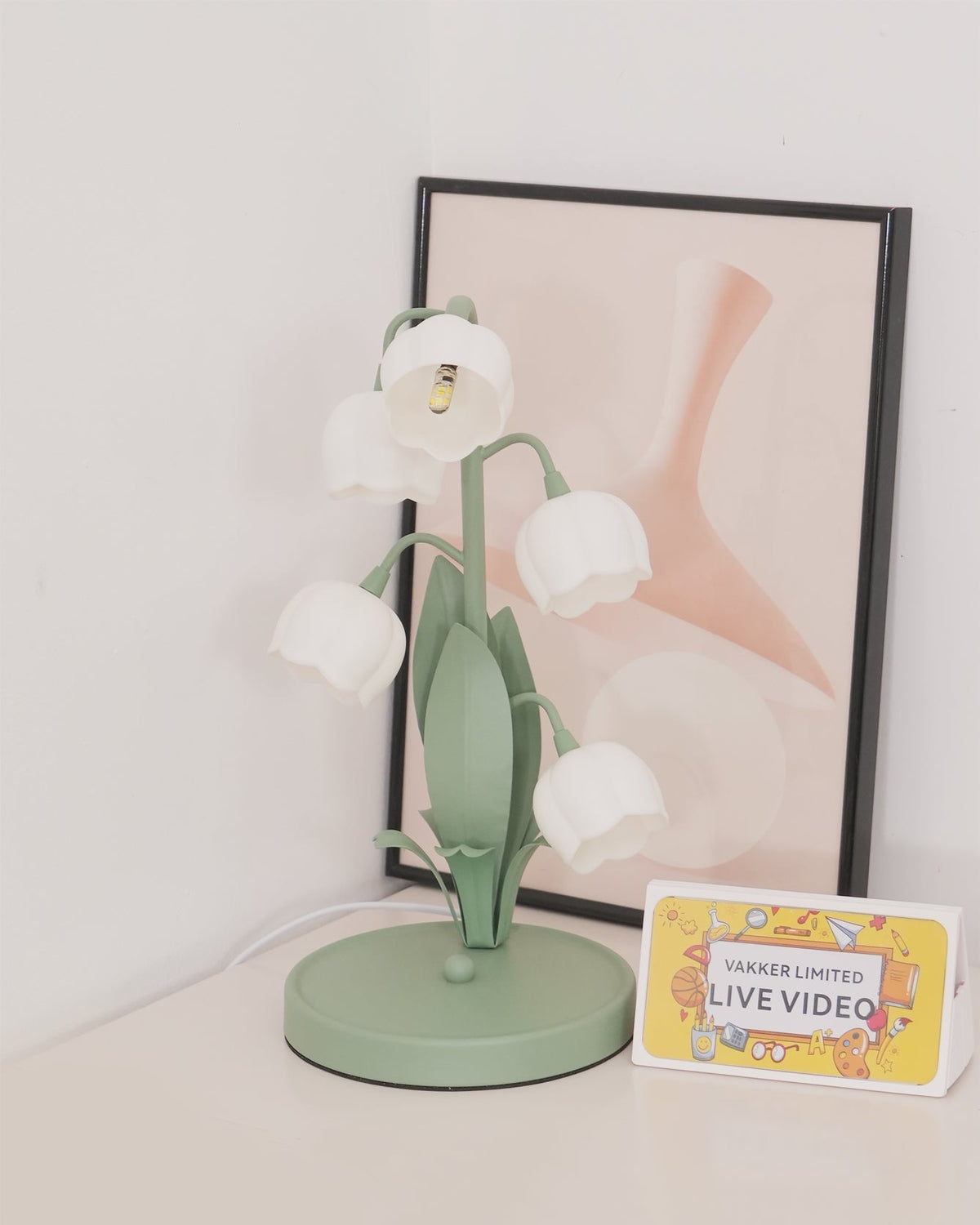 Bell Orchid Tulip Table Lamp