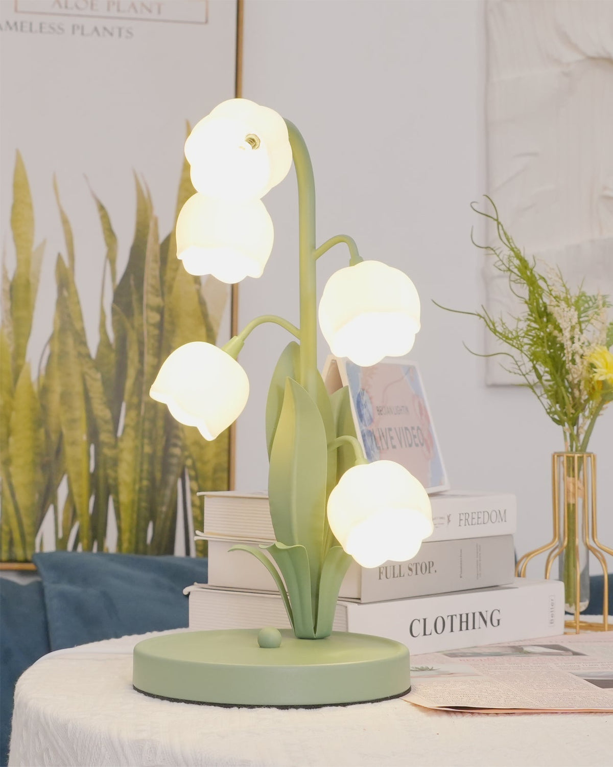 Bell Orchid Tulip Table Lamp