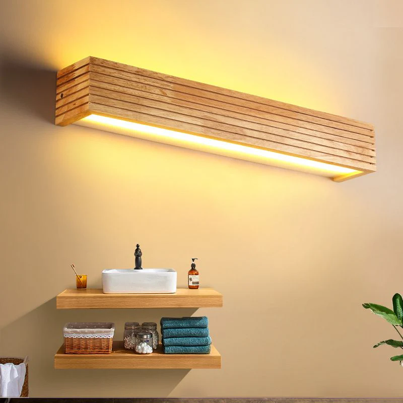 Wooden Acrylic LED Wall Lamp