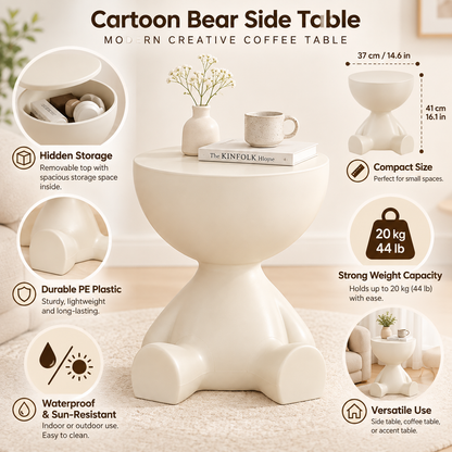 Cartoon Bear Side Table