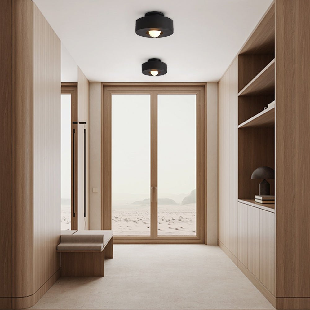 CeraCyl Ceramic-Style Cylinder Ceiling Light