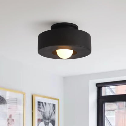 CeraCyl Ceramic-Style Cylinder Ceiling Light