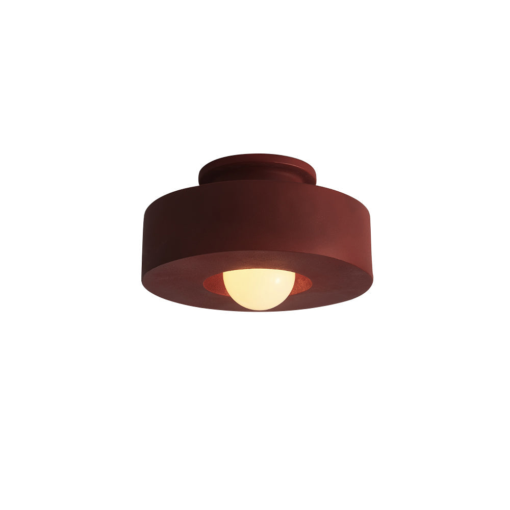 CeraCyl Ceramic-Style Cylinder Ceiling Light