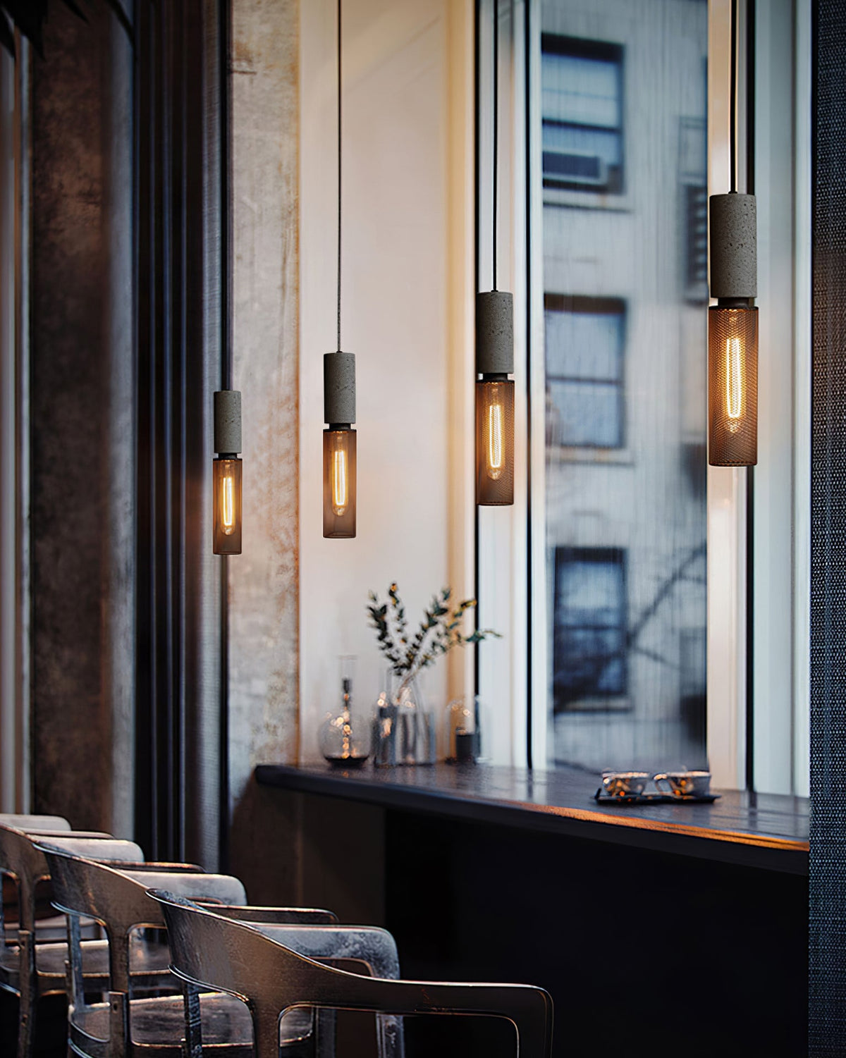 Beton-Hängeleuchte Urban