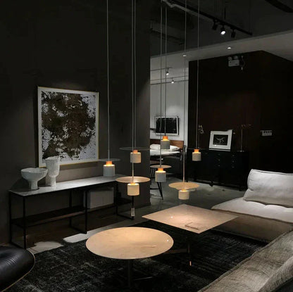 Floating Disc Pendant Light