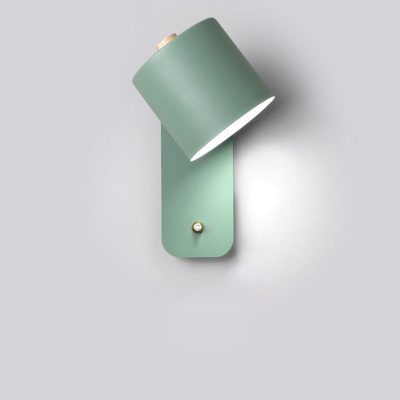Cylinder LED Wall Lamp with Switch