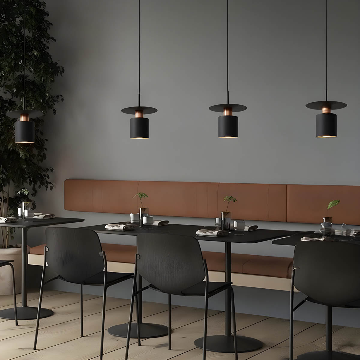 Floating Disc Pendant Light