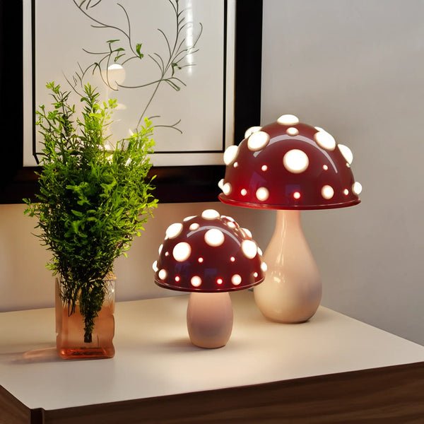 LED-Fliegenpilz-Tischleuchte