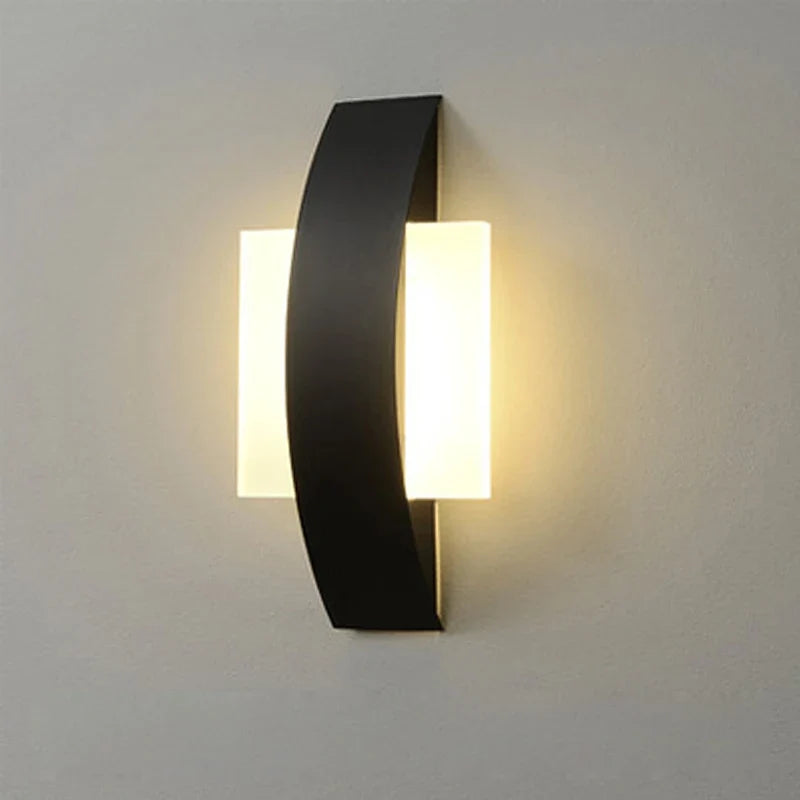 Minimalistische Acryl-Ambiente-Wandleuchte