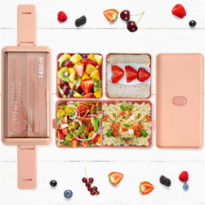 1400 ml Bento-Lunchbox mit zwei Ebenen