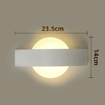 Minimalistische Acryl-Ambiente-Wandleuchte