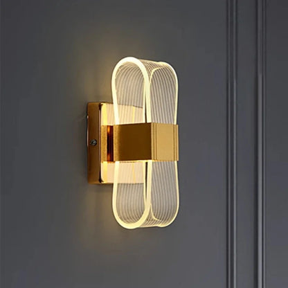 Nordic Looped Aluminium LED Wall Lamp