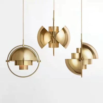 Nordic Layered Dome Ring Pendant Light