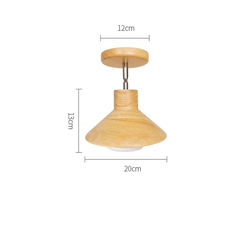 NordicWood Timber Cone Deckenleuchte