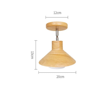 NordicWood Timber Cone Deckenleuchte