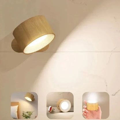 Cordless USB Rechargeable LED Wall Light