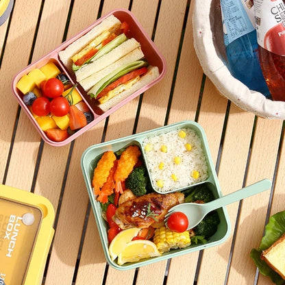 Leak-Proof Bento Lunch Box with Cutlery