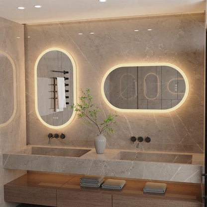 LumoOval LED Bathroom Mirror