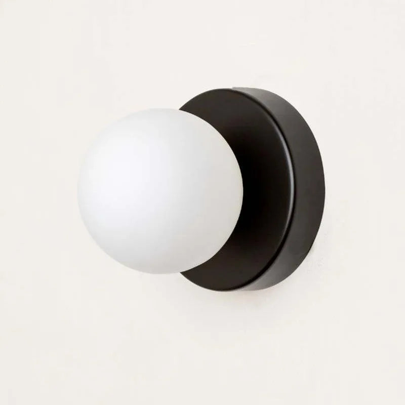 Macaron LED Glass Globe Wall Lamp