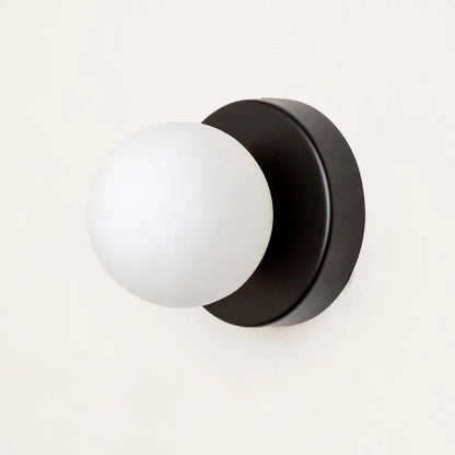 Macaron LED Glass Globe Wall Lamp