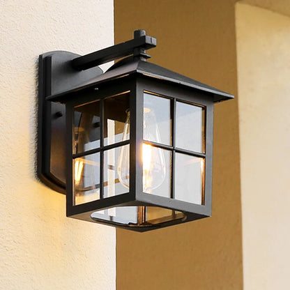 Camden Vintage Outdoor Lantern Wall Light