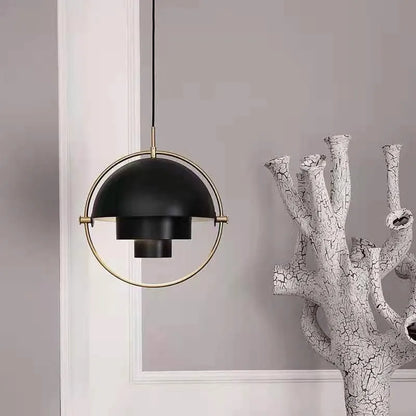 Nordic Layered Dome Ring Pendant Light