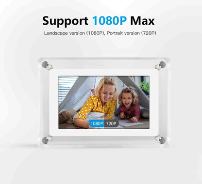 ClearFrame digitaler Bilderrahmen aus Acryl