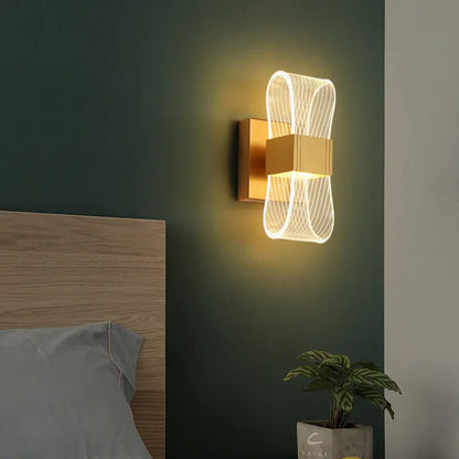 Nordic Looped Aluminium LED Wall Lamp