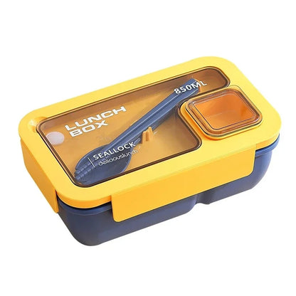 Leak-Proof Bento Lunch Box with Cutlery