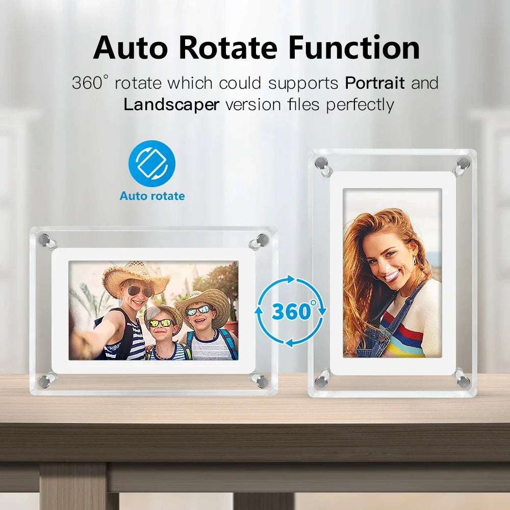 ClearFrame digitaler Bilderrahmen aus Acryl