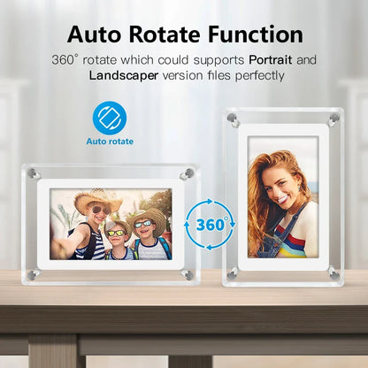 ClearFrame digitaler Bilderrahmen aus Acryl