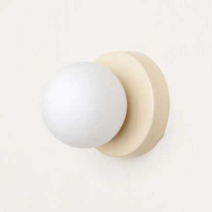 Macaron LED Glass Globe Wall Lamp