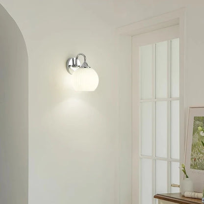 Quashion Ribbed Glass Wall Lamp