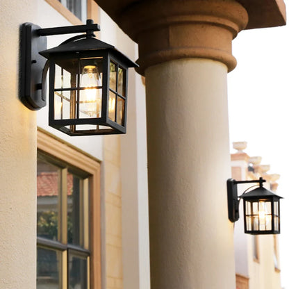 Camden Vintage Outdoor Lantern Wall Light