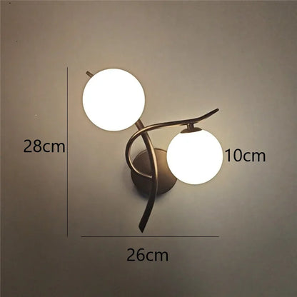 Lunara Dual Globe LED Wall Light