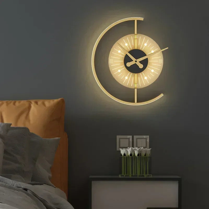 Lunaris Wanduhrenlampe