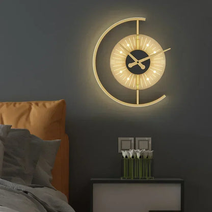 Lunaris Wanduhrenlampe