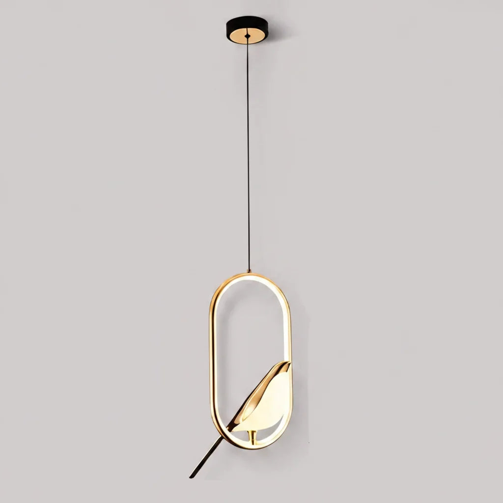 Magpie Bird Pendant Light