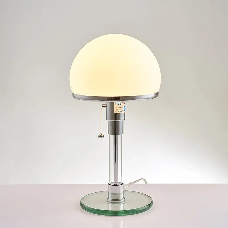 Bauhaus Glass Dome Table Lamp