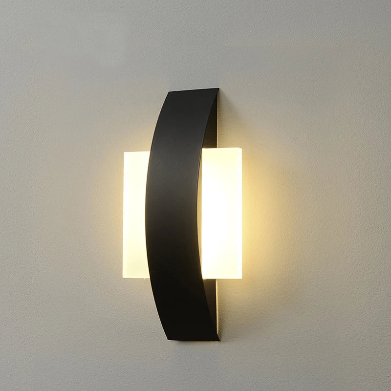 Minimalistische Acryl-Ambiente-Wandleuchte