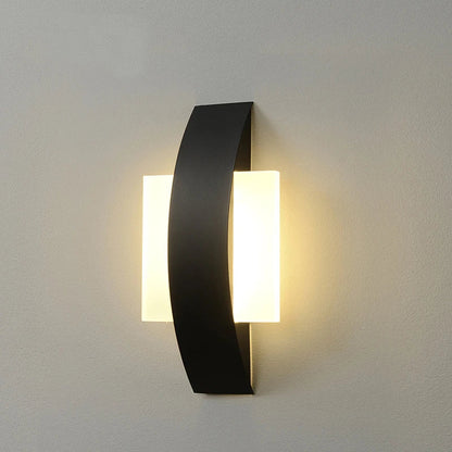 Minimalistische Acryl-Ambiente-Wandleuchte