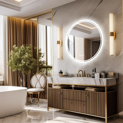 LuvoRound LED-Badezimmerspiegel