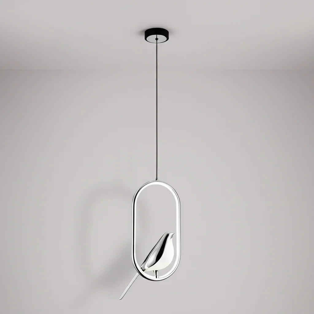 Magpie Bird Pendant Light