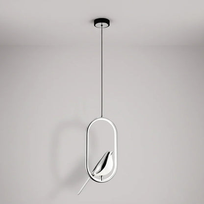 Magpie Bird Pendant Light