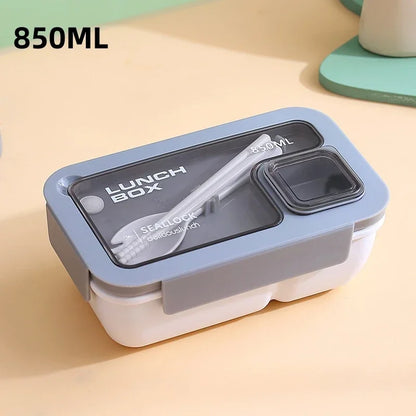 Leak-Proof Bento Lunch Box with Cutlery