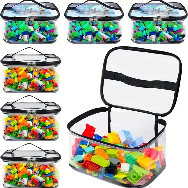 Transparent Mesh Toy Storage Bags