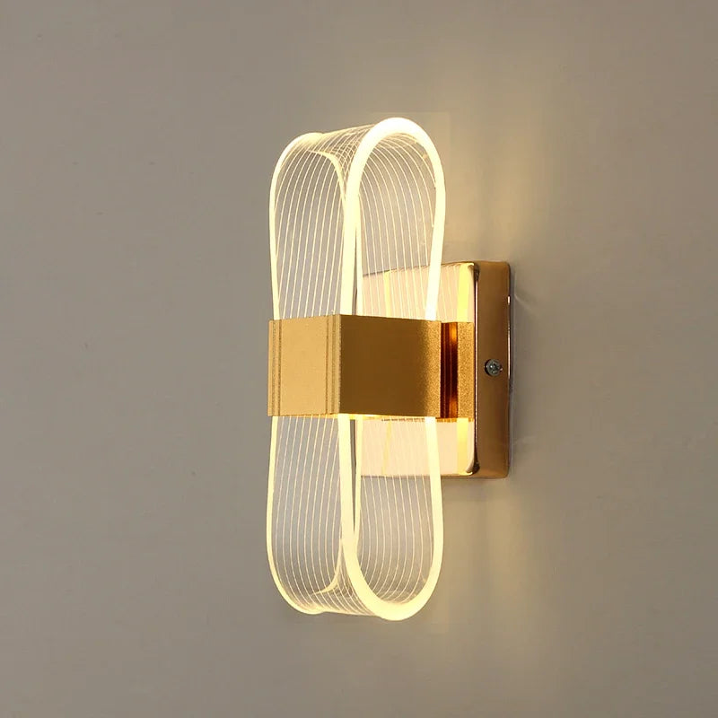 Nordic Looped Aluminium LED Wall Lamp